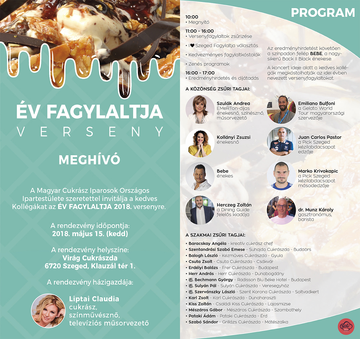 SZAKMAI meghv v Fagylaltja 2018